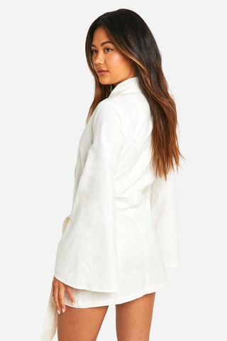 Robe portefeuille - Blanc