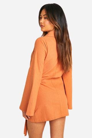 Robe portefeuille - Orange
