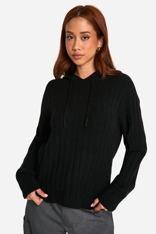 Pull à capuche - Noir