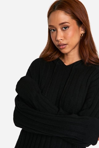 Pull à capuche - Noir