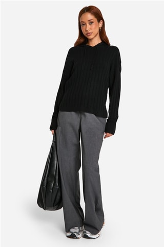 Pull à capuche - Noir