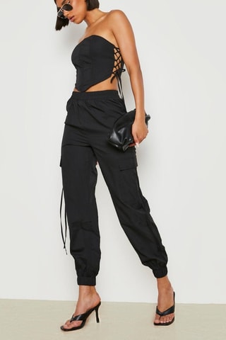 Pantalon cargo - Noir