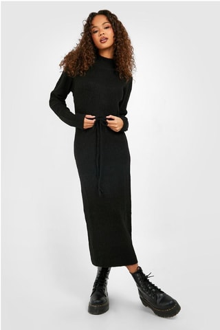 Robe midi - Noir