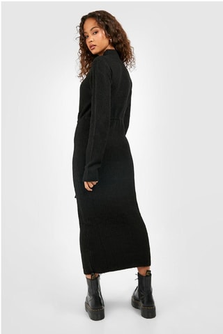Robe midi - Noir