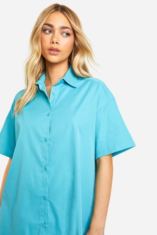 Robe chemise - Turquoise