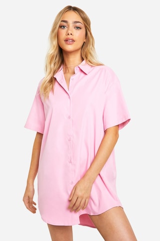 Robe chemise - Rose