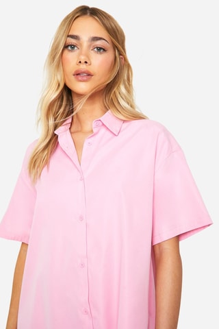 Robe chemise - Rose