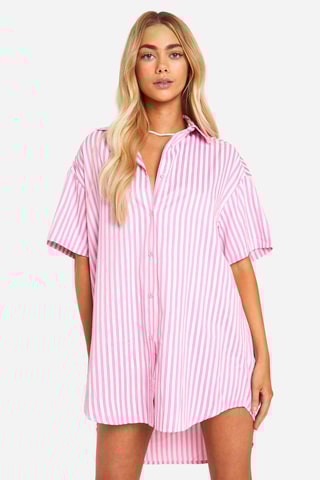 Robe chemise - Rose