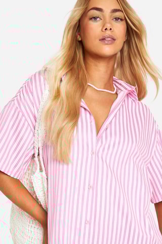 Robe chemise - Rose