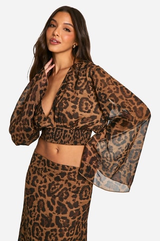 Crop top - Marron