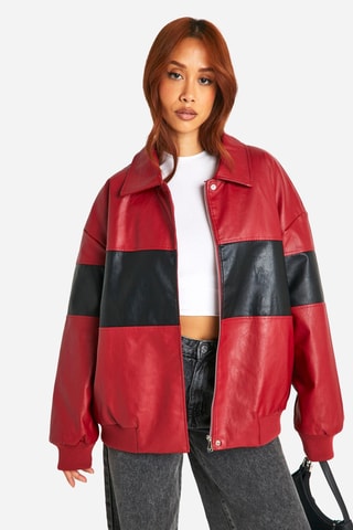 Veste oversize - Rouge