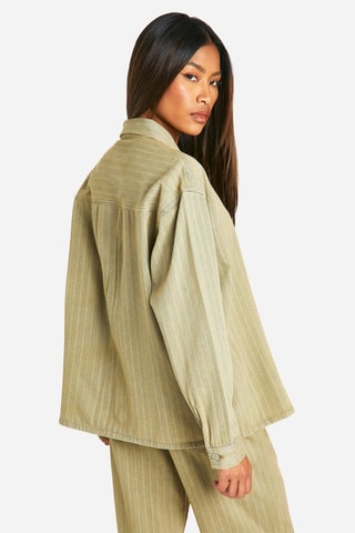 Chemisier oversize - Beige