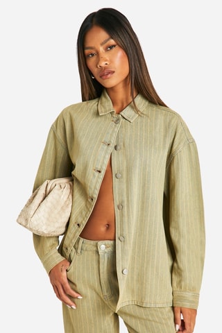 Chemisier oversize - Beige