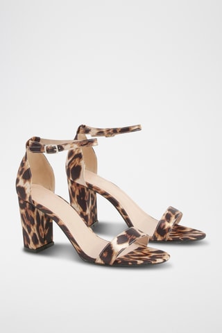 Sandales à talons - Marron