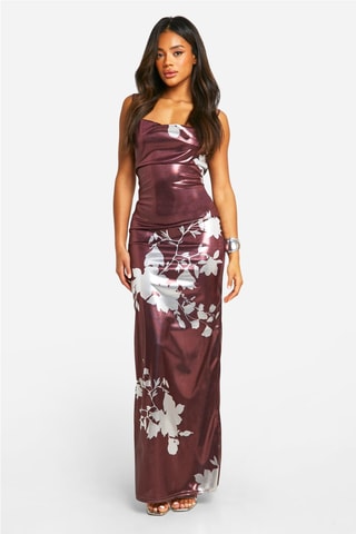 Robe longue - Marron