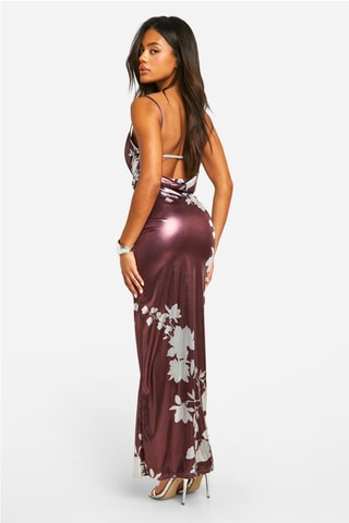 Robe longue - Marron