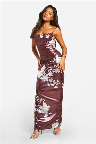 Robe longue - Marron