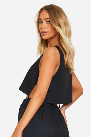 Crop top - Noir