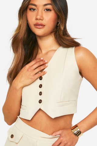 Gilet de costume - Beige
