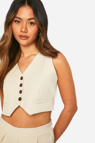Gilet de costume - Beige