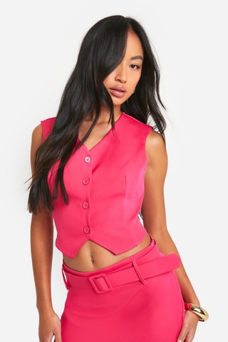 Gilet sans manches - Rose