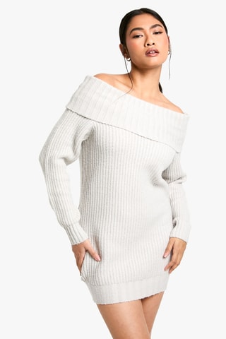 Robe pull - Gris clair