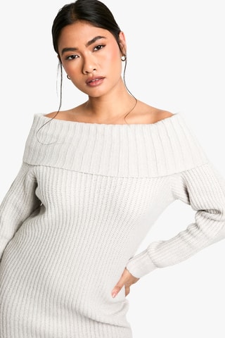 Robe pull - Gris clair