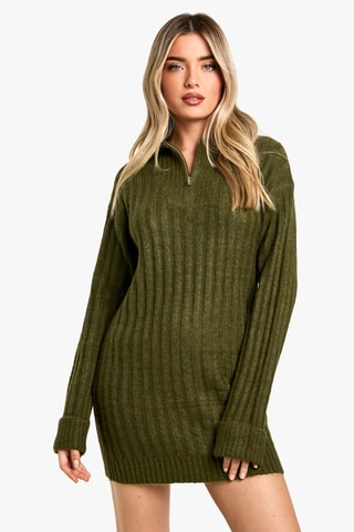 Robe pull oversize - Kaki
