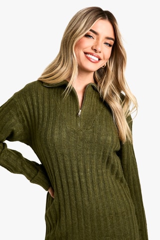 Robe pull oversize - Kaki