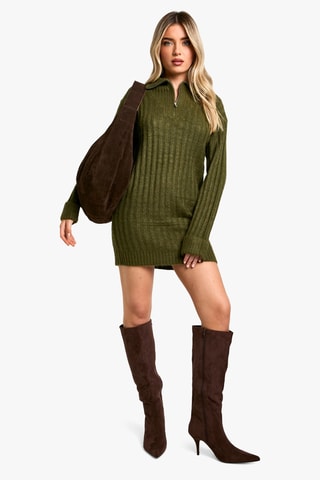 Robe pull oversize - Kaki