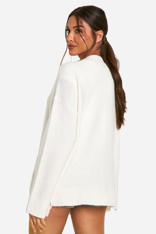 Gilet oversize - Crème