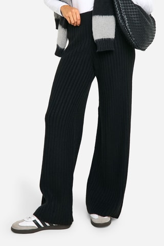Pantalon wide legs - Noir