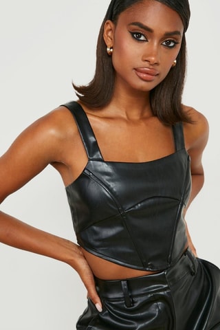 Crop top - Noir