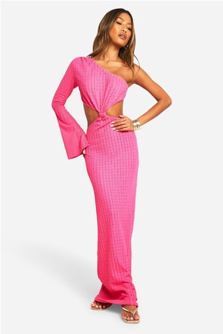 Robe asymétrique - Rose