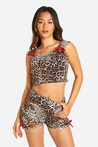 Crop top - Marron
