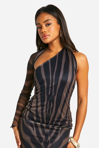 Robe asymétrique - Noir