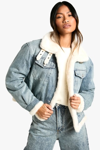 Veste en jean - Bleu