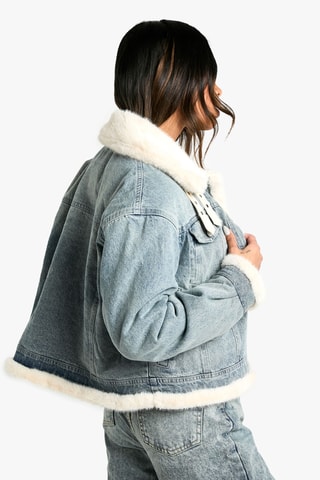 Veste en jean - Bleu