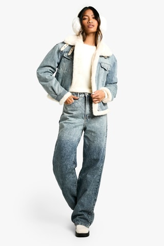 Veste en jean - Bleu