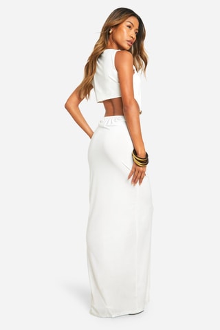 Robe longue - Blanc