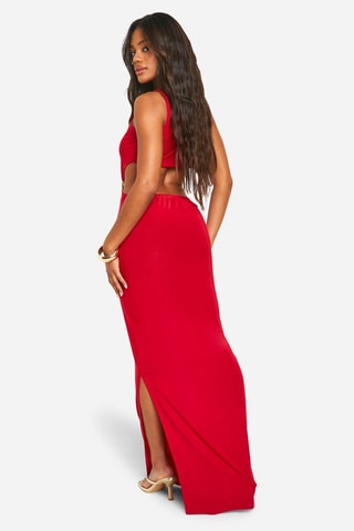 Robe longue - Rouge