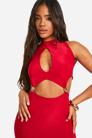 Robe longue - Rouge