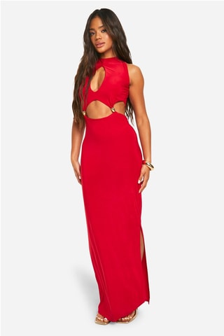 Robe longue - Rouge