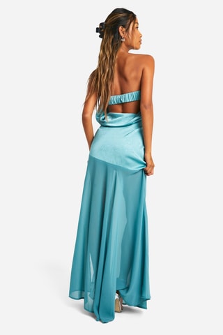 Robe bustier - Bleu