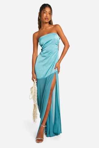 Robe bustier - Bleu