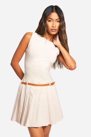 Robe patineuse - Beige