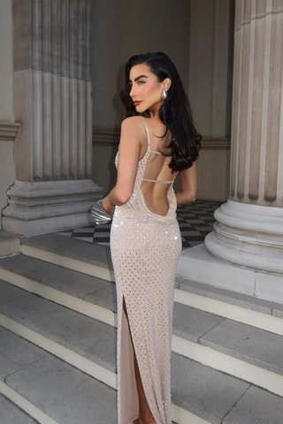 Robe longue - Nude
