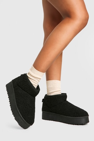 Bottines plateformes - Noir