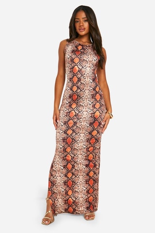 Robe longue - Orange