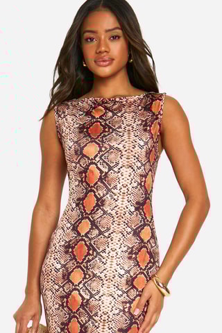 Robe longue - Orange